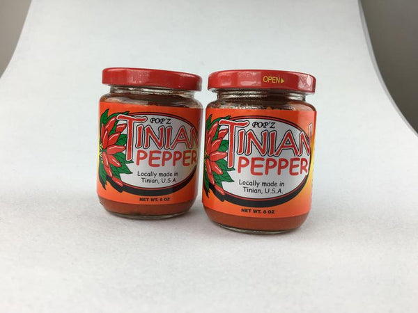 6 bottles Hot sauce Tinian Hot sauce 8oz POP'Z USD 59.50