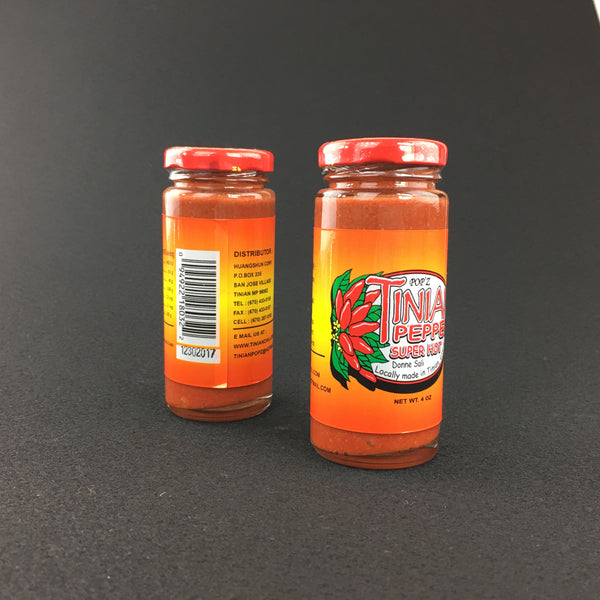 POP'Z Tinian Hot sauce 4oz   6 bottles